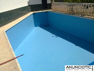 Recubrimiento de piscina en fibra de vid