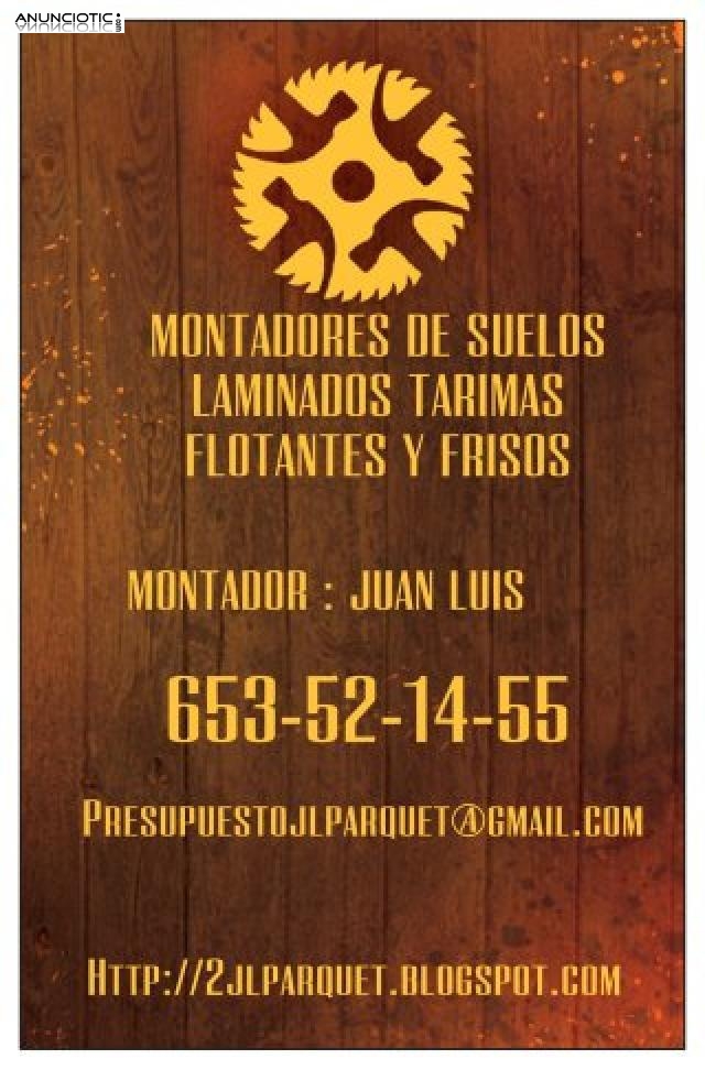 montadores de suelos laminados tarimas flotantes