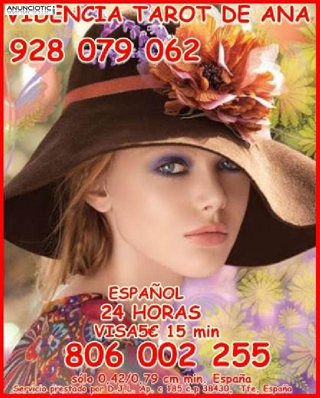 Tarot De Ana Visa 928079062 Economica 5/15M Y 8/20 M De España