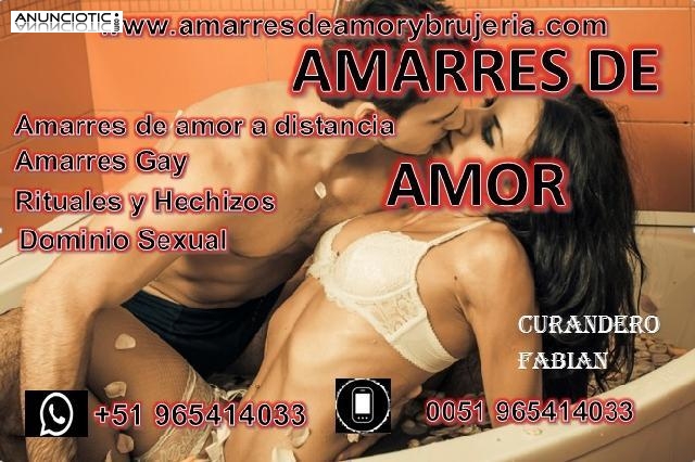 ATADURAS Y AMARRES DE AMOR PERFECTOS EN SOLO 24 HORAS