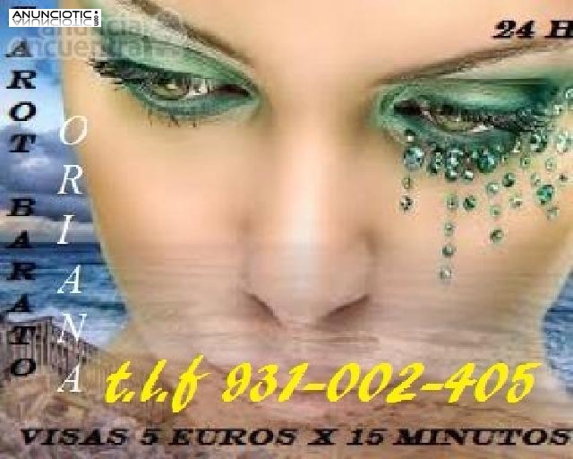 TAROT BARATO ORIANA  VISAS 10 EUROS X 30  MINUTOS 24 HORAS ESPAÑOLAS