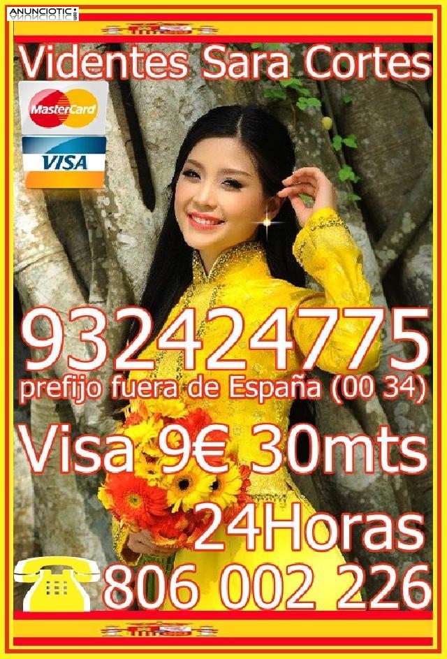 Tarot  Sara Cortes 932 424 775  desde 4 15 min, 7 20mts 9 30mts. 60M 20 