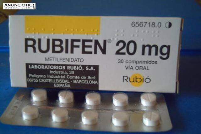 Rubifen 20mg (Sibutramina Meridia) 30 Cápsulas