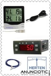 TERMOSTATO DE PRECISION PARA INCUBADORAS CON RESISTENCIA DE SILICONA Y SONDA