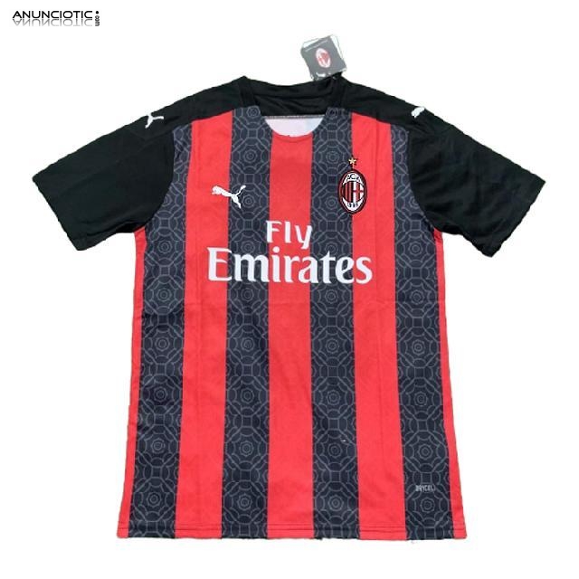 camisetas de fútbol AC Milan baratas 2020-2021