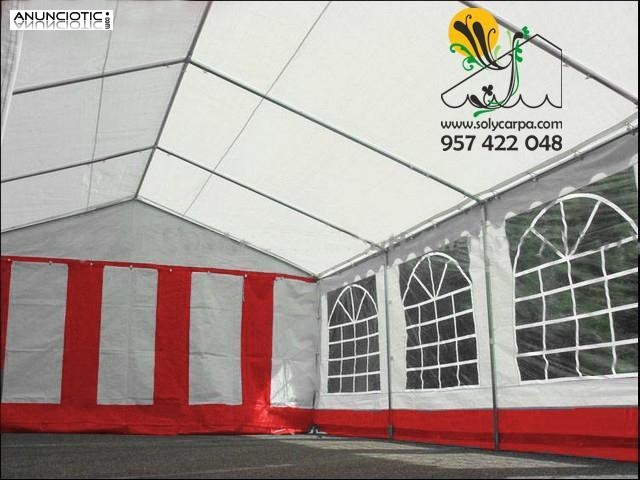 Oferta carpa 5x12m para terrazas