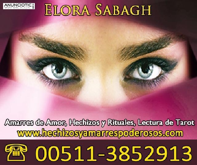 VIDENTE Y TAROTISTA ELORA SABAGH 00511-3852913 