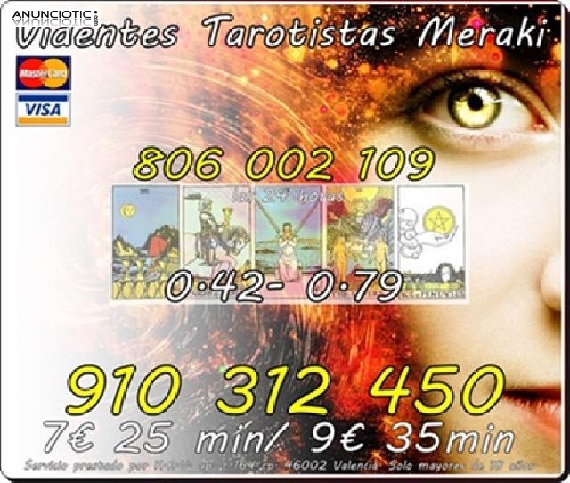 Tarot telefónico 4 euros X  15min. 910312450 -806002109