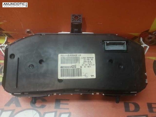 Cuadro instrumento renault megane 8200074316e