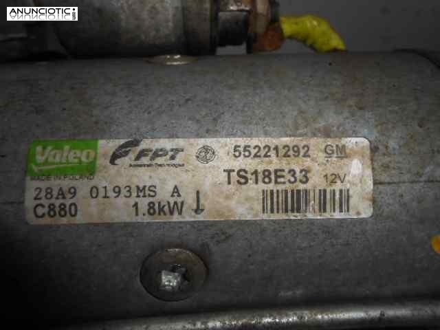 Motor arranque 3148562 ts18e33 opel