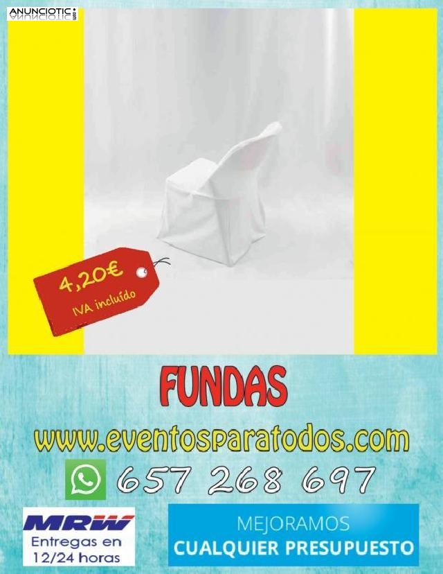 Funda silla en blanco a 3,95?