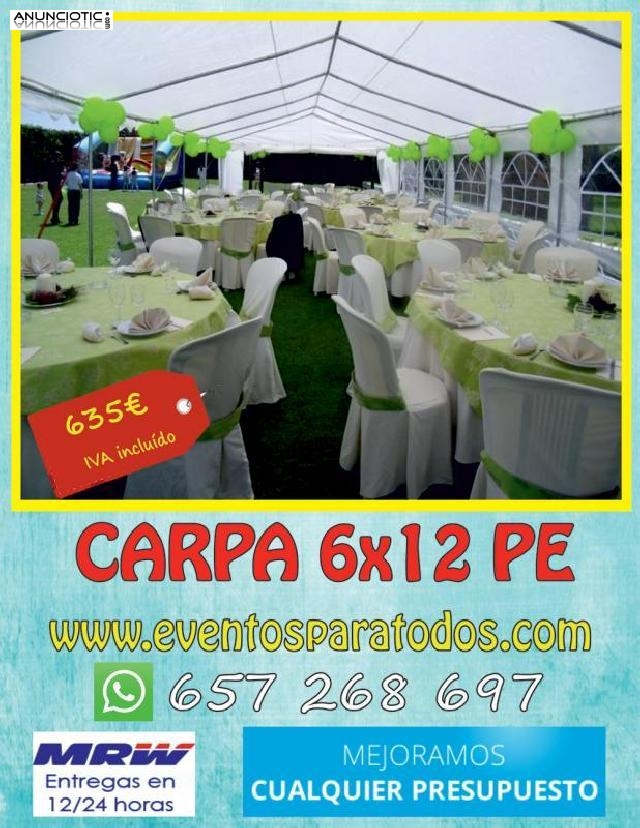 Carpa barata 6x12 pe