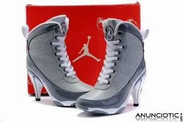 Nike y Jordan zapatos de tac¨®n alto 