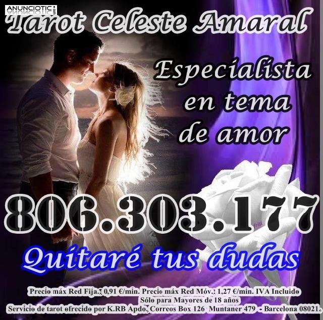 Tarotista vidente Celeste Amaral * experta en amor* 806.303.177