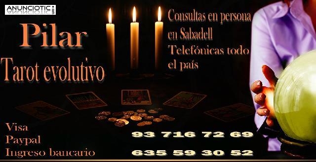 Pilar tarot evolutivo 635 59 30 52 visa o ingreso bancario