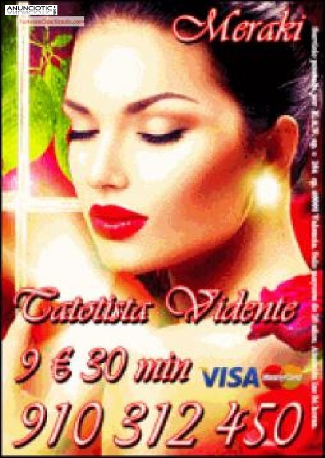 MERAKI TAROT Y VIDENCiA REAL PROMOCIÓN  VISA 7  25min 910312450