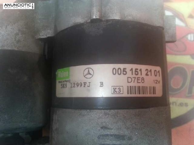 Motor arranque mercedes a w168  - 0051512101