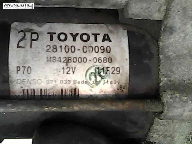 Motor de arranque - 4351716 - toyota 