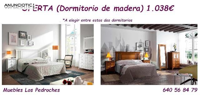 OFERTA Dormitorio de madera 