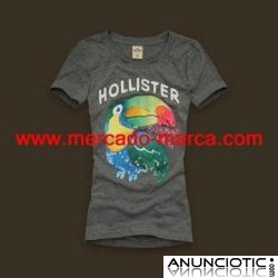 Venta Hollister Co Mujeres Camiseta al por mayor www.mercado-marca.com