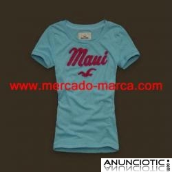 Venta Hollister Co Mujeres Camiseta al por mayor www.mercado-marca.com