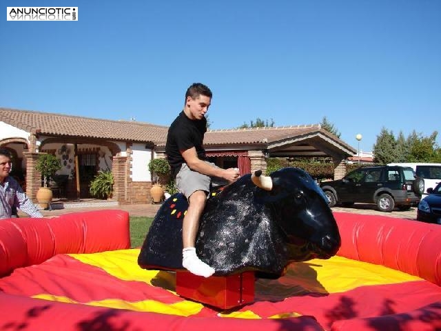 Alquile toro mecánico para su evento