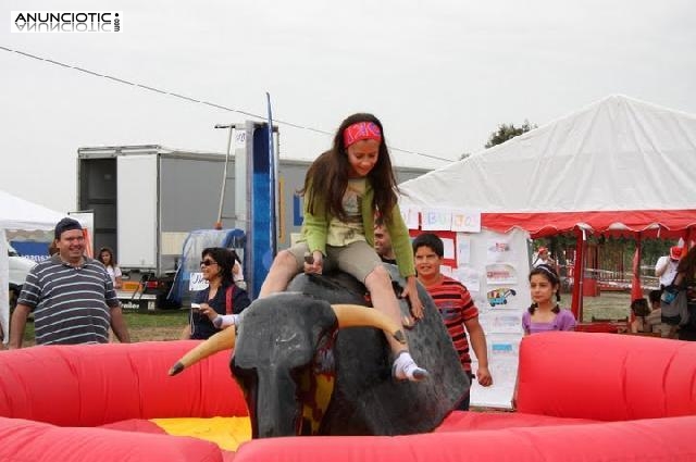 Alquile toro mecánico para su evento