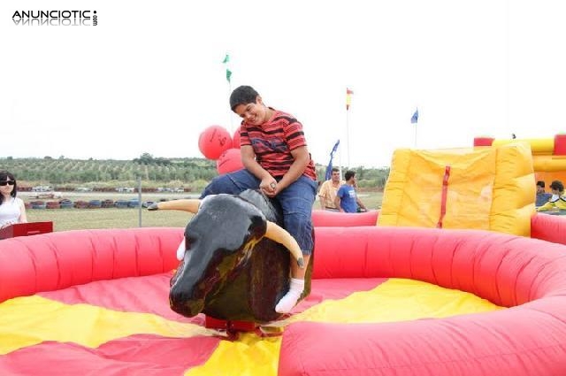 Alquiler de toro mecánico en córdoba