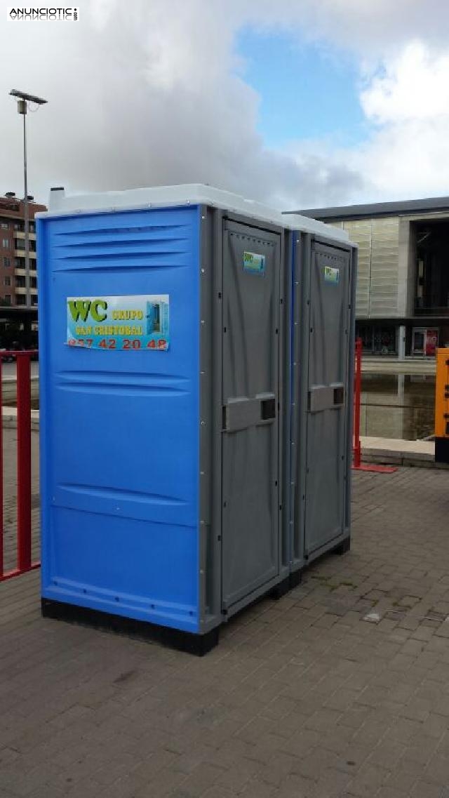 Wc portátil alquiler