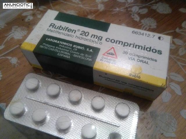 Rubifen 20mg (Sibutramina Meridia) 30 Cápsulas