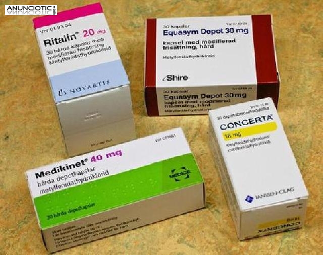 Comprar Actavis, Rubifen, Ritalin, Concerta, Trankimazin, Adderal