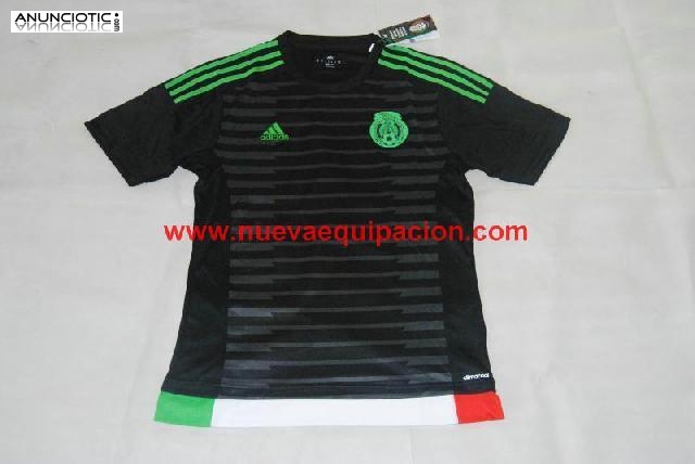 Nueva camisetas del Selección México baratas 2015 2016
