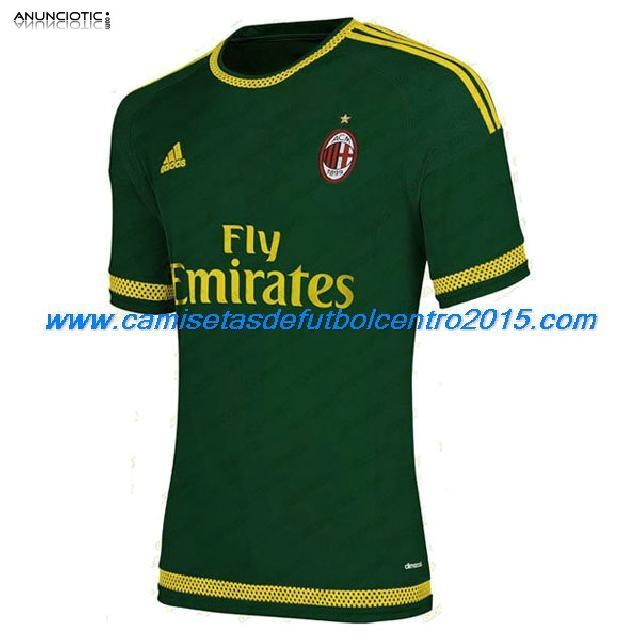 Camiseta AC Milan Tercera 2015 2016 baratas