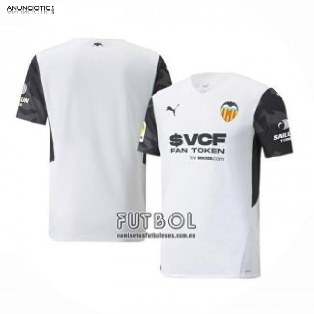 Tailandia Camiseta Valencia Primera 2021-2022