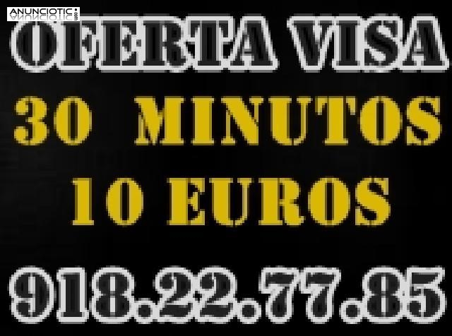 OFERTA tarot por visa 30 MINUTOS 10 EUROS 918.22.77.85