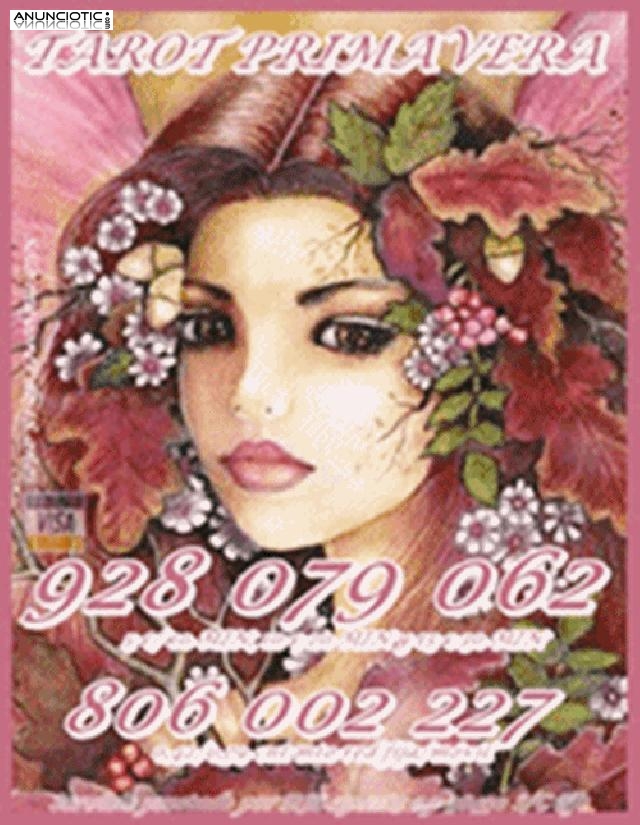 Tarot barato de España Primavera 5 15min 928 079 062. Tarot barato 806 002