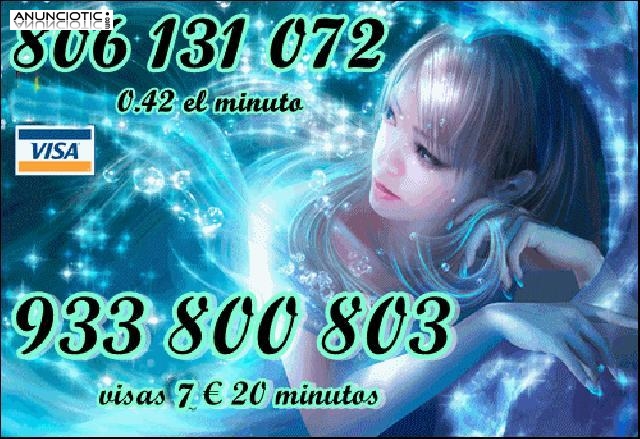 Tarot económico 806 -002-858 - 0,42/0,79 cm y visa 933 800 803