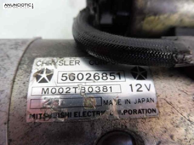 Motor arranque tipo 56026851 de chrysler