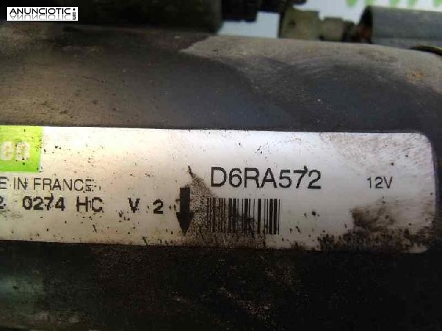 Motor arranque tipo d6ra572 de peugeot -