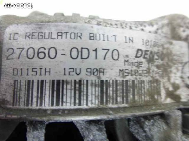 Alternador tipo 27060-0d170 de toyota -