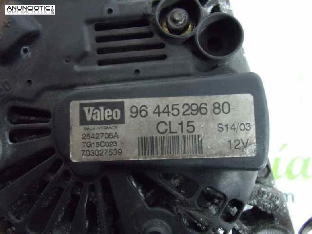 Alternador tipo 9644529680 de citroen -