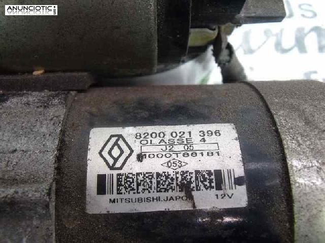 Motor arranque tipo 8200021396 de dacia