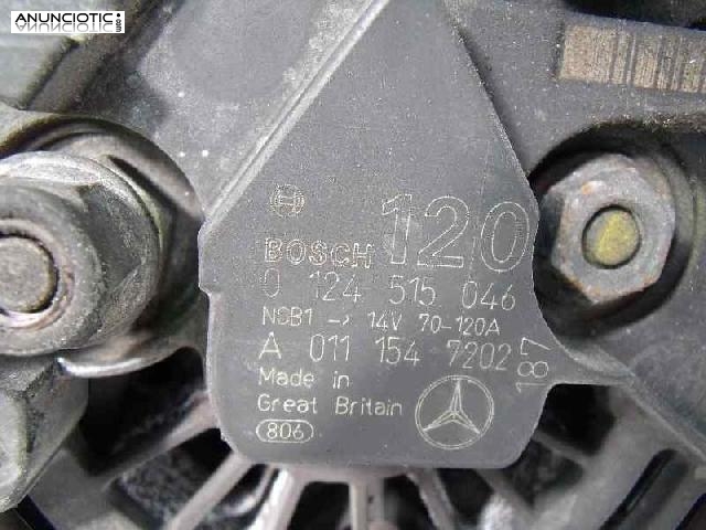 Alternador tipo 0111547202 de mercedes -