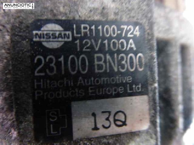 Alternador tipo 23100bn300 de nissan -