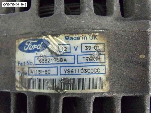 Alternador tipo 20110455 de ford -