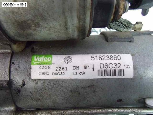 Motor arranque tipo 51823860 de fiat -