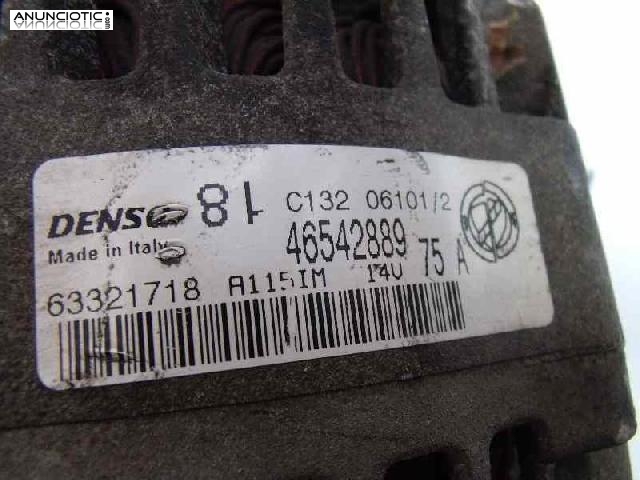 Alternador tipo 46542889 de fiat - punto