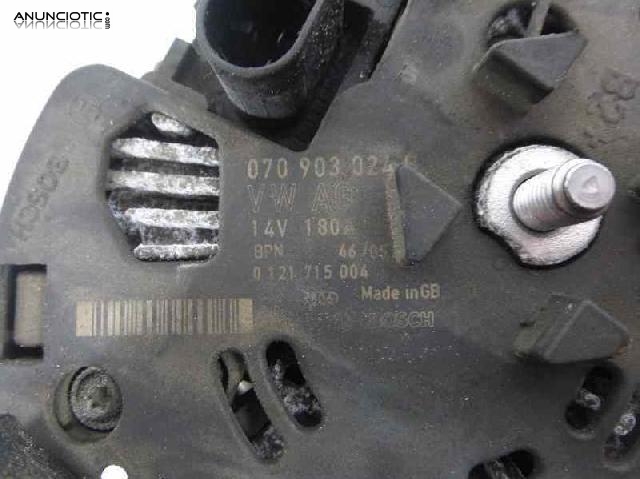 Alternador tipo 070903139v de volkswagen