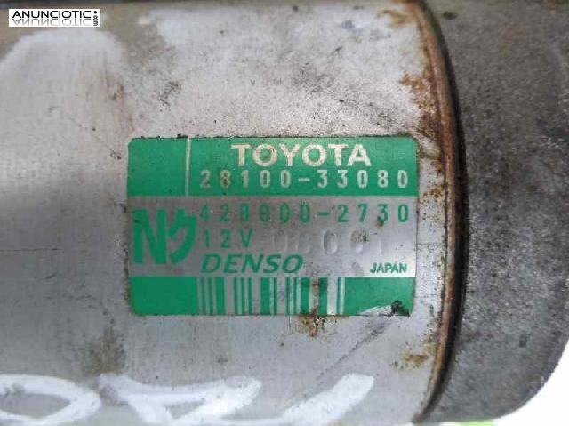 Motor arranque tipo 2810033080 de toyota