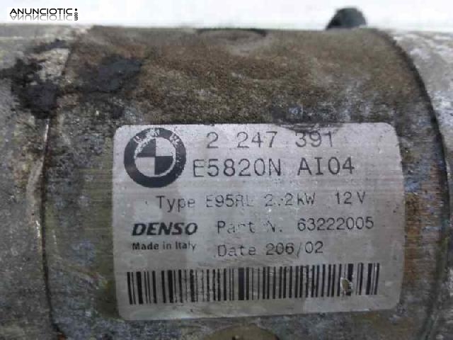 Motor arranque tipo 2247391 de bmw -